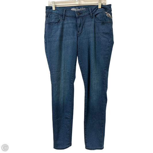Jeans Skinny By Old Navy In Blue Denim, Size: 8