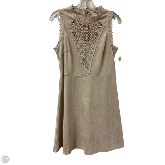 Dress Casual Midi By Altard State In Tan, Size: M
