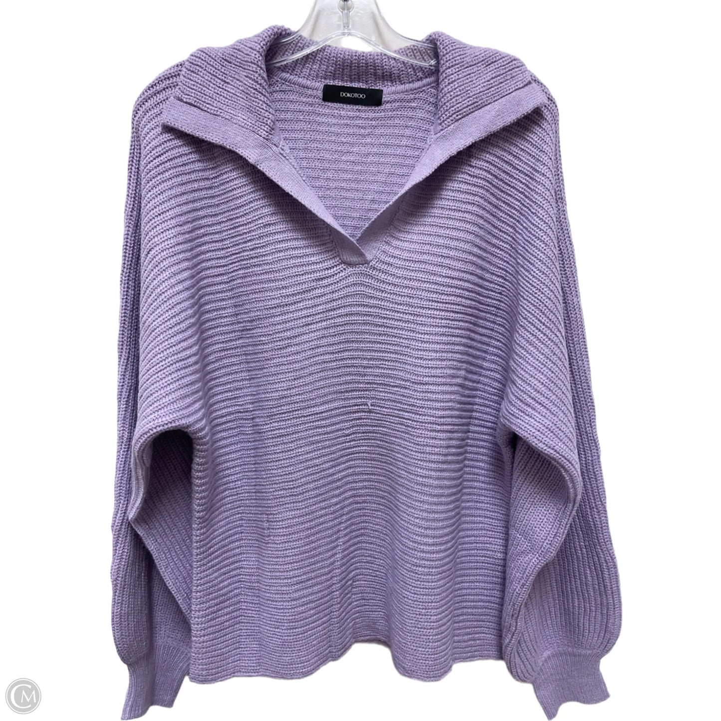Sweater By Clothes Mentor In Purple, Size: L