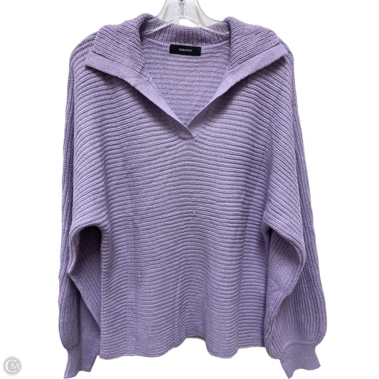 Sweater By Clothes Mentor In Purple, Size: L