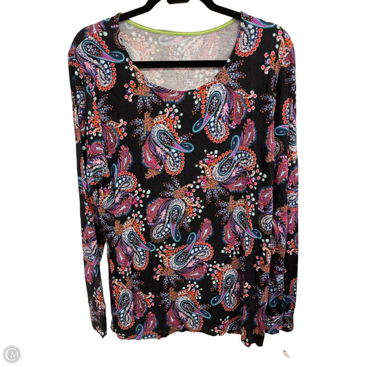 Top Long Sleeve By Vera Bradley In Multi-colored, Size: Xl