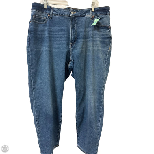 Jeans Straight By Old Navy In Blue Denim, Size: 20