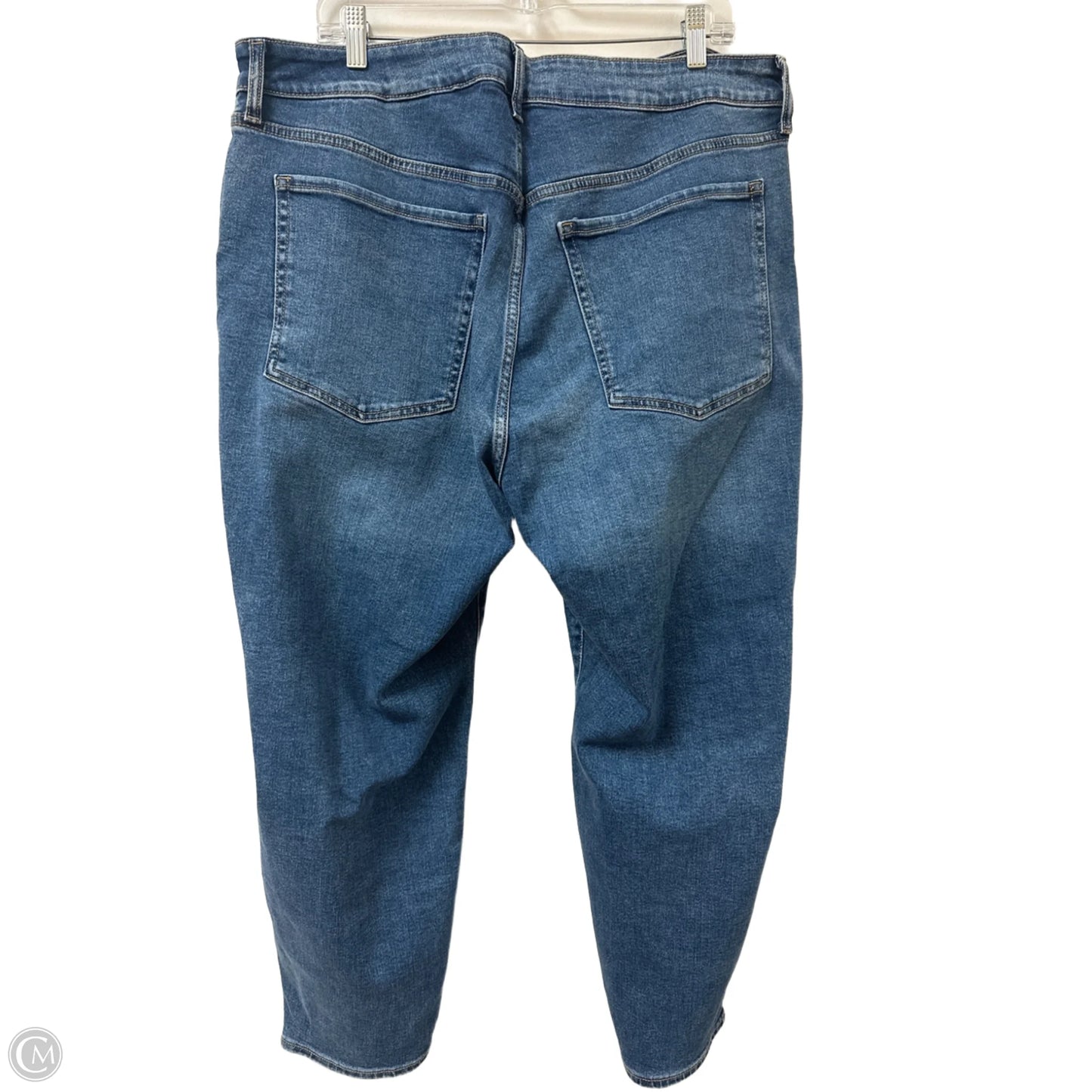 Jeans Straight By Old Navy In Blue Denim, Size: 20