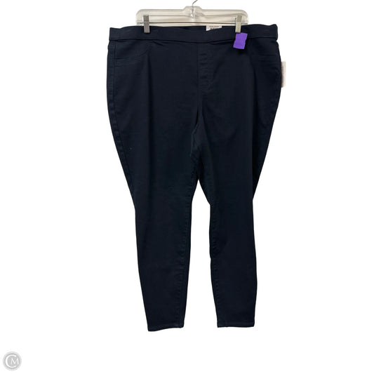 Jeans Jeggings By Style And Company In Blue Denim, Size: 24