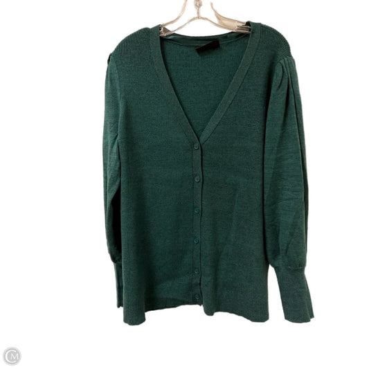 Cardigan By Lane Bryant In Green, Size: 3x