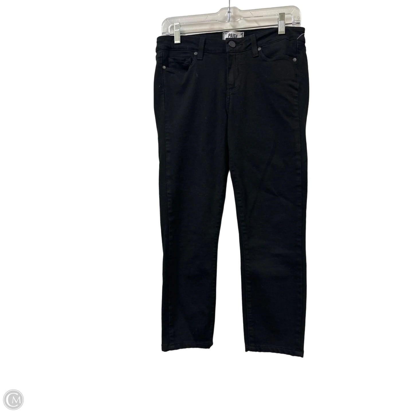 Jeans Skinny By Paige In Black, Size: 8