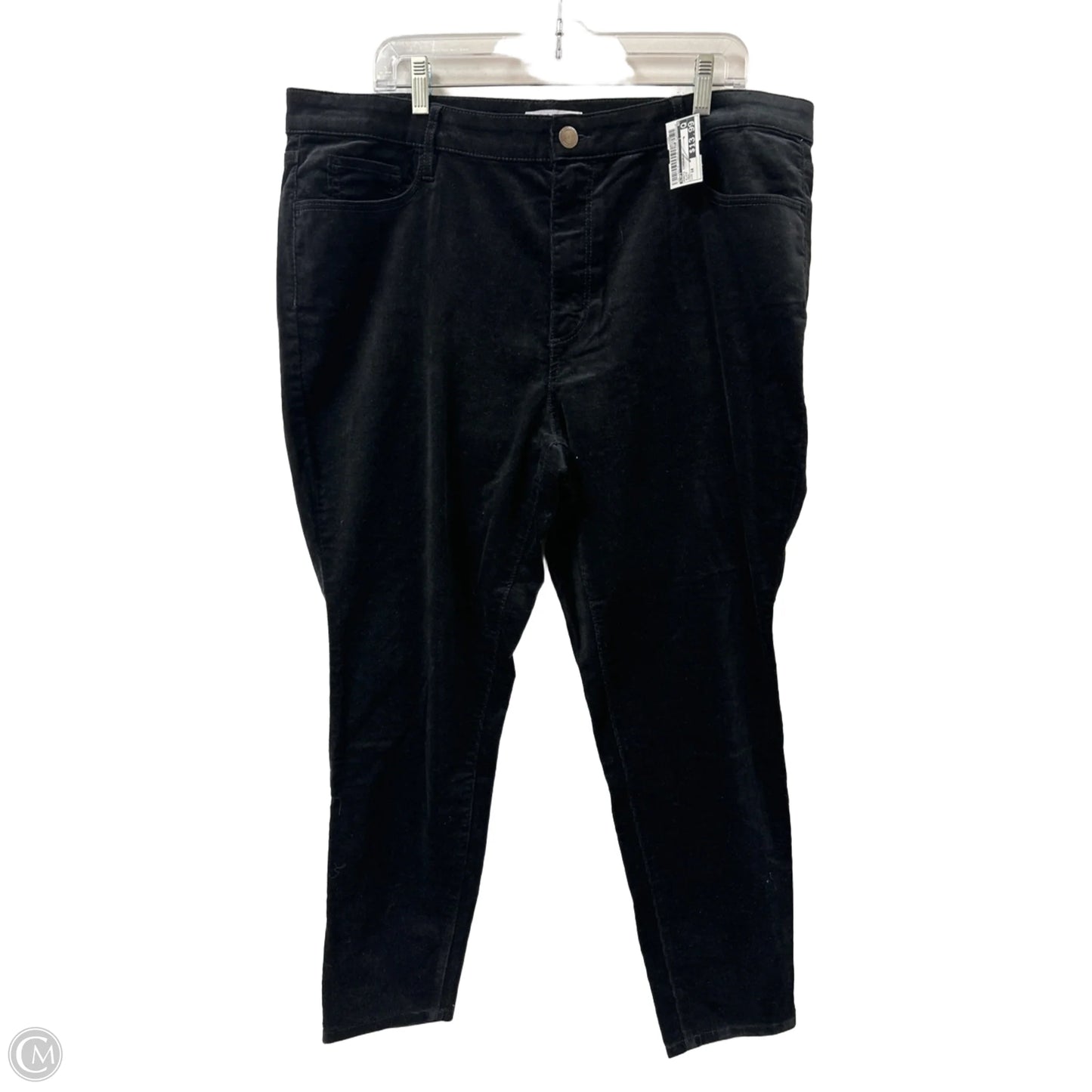 Pants Corduroy By Loft In Black, Size: 18