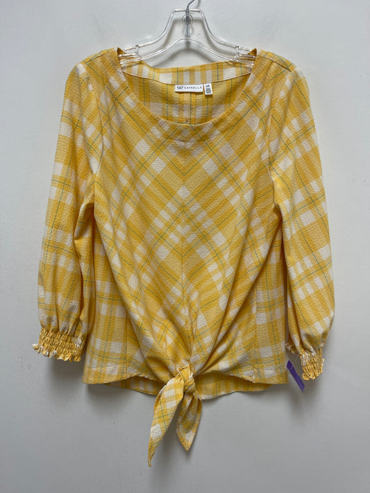 Top Long Sleeve By Rafaella  Size: L