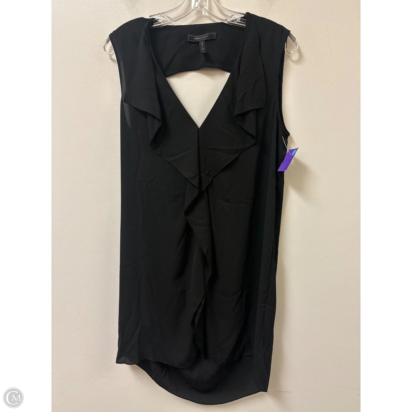 Dress Casual Midi By Bcbgmaxazria In Black, Size: S