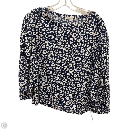 Top Long Sleeve By Dylan In Animal Print, Size: S