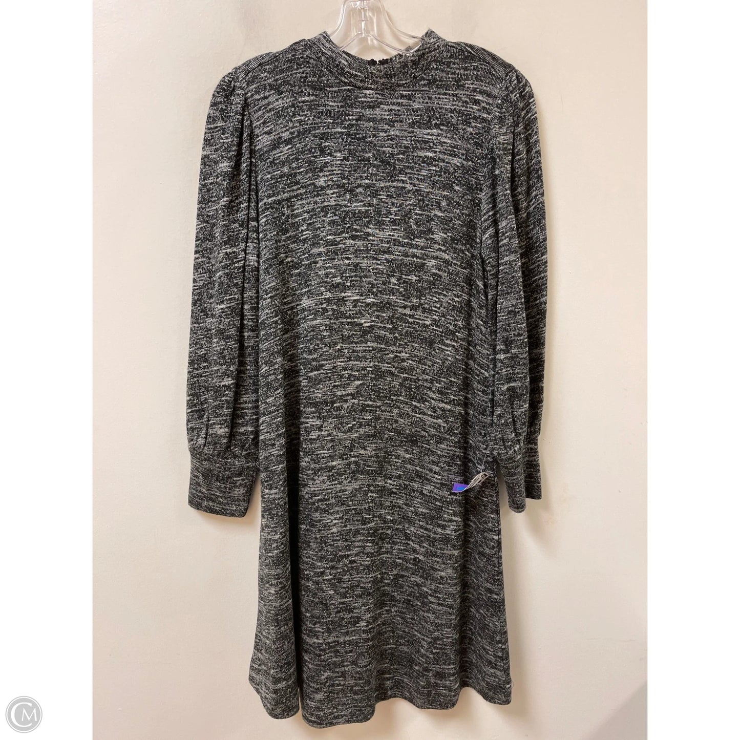 Dress Casual Midi By Loft In Grey, Size: M
