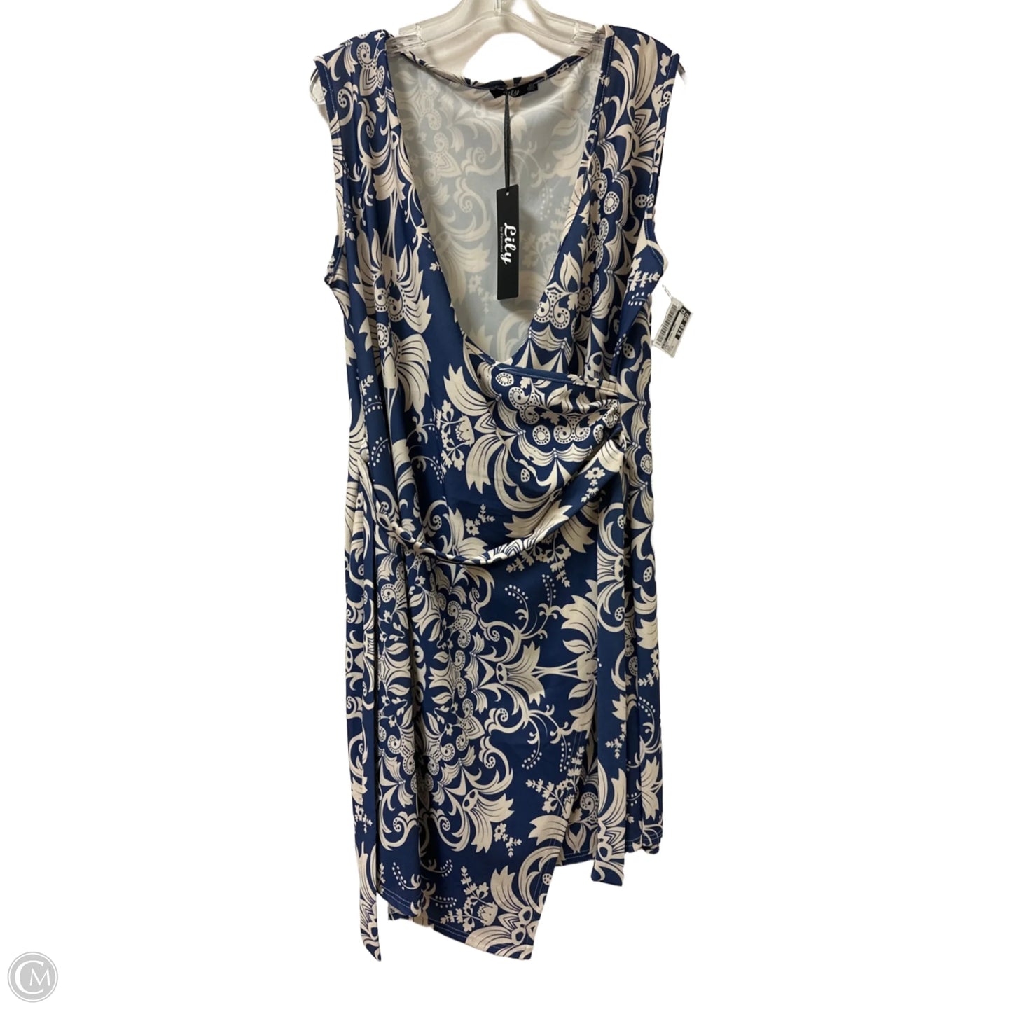 Dress Casual Short By Lily In Blue, Size: Xl