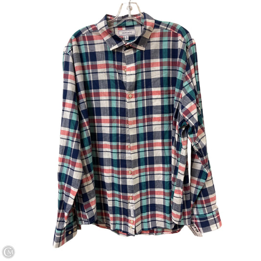 Blouse Long Sleeve By Crown And Ivy In Multi-colored, Size: Xl