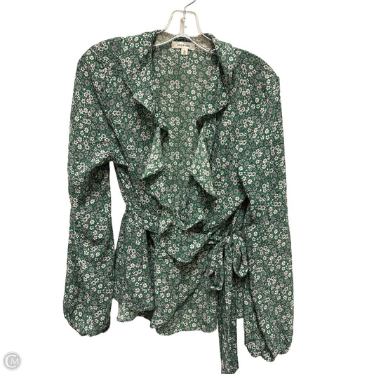 Top Long Sleeve By Max Studio In Floral Print, Size: L