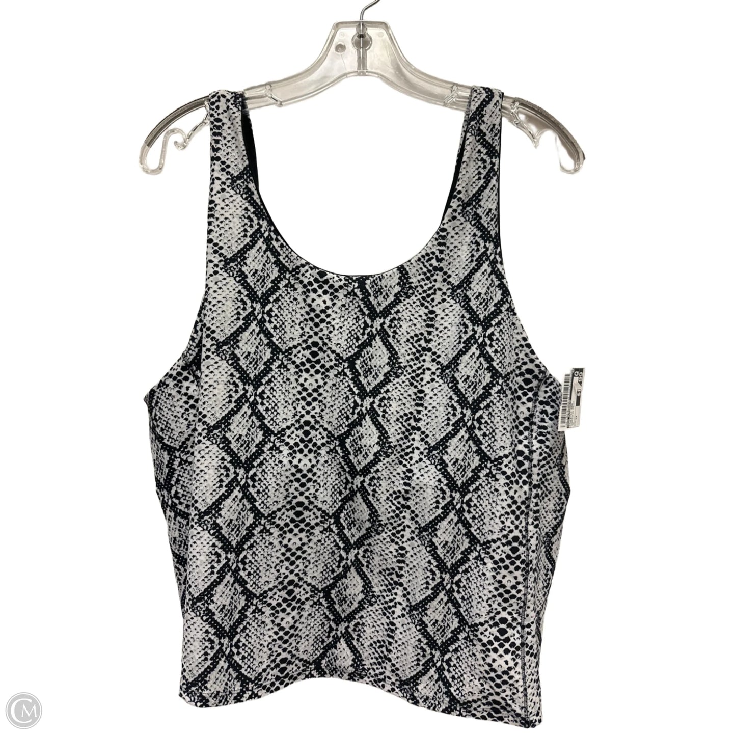 Athletic Bra By Dsg Outerwear In Snakeskin Print, Size: 1x