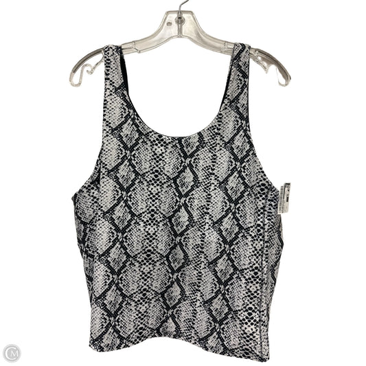 Athletic Bra By Dsg Outerwear In Snakeskin Print, Size: 1x