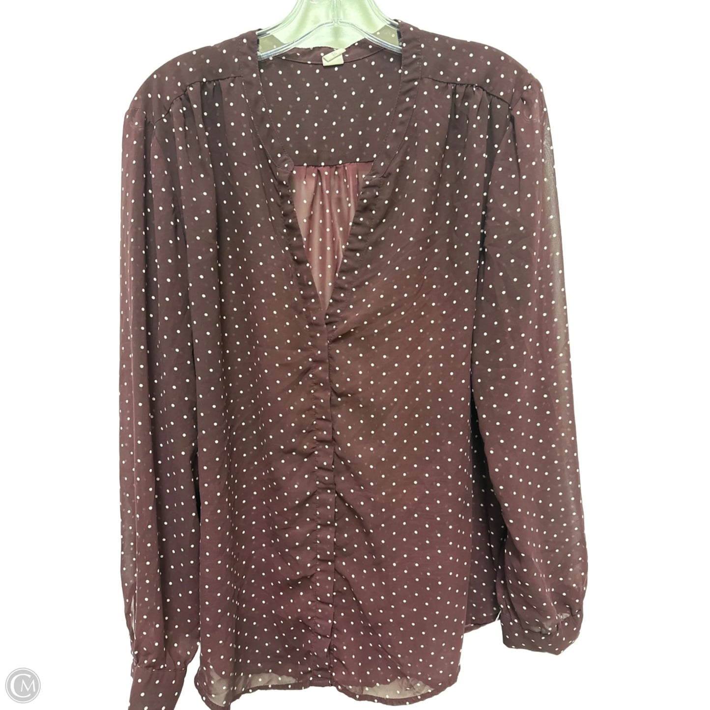 Top Long Sleeve By Old Navy In Purple, Size: Xl