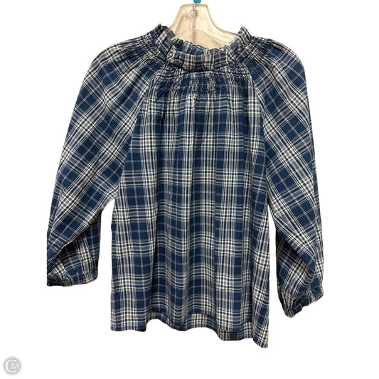 Top Long Sleeve By J. Crew In Blue, Size: S