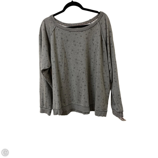 Sweater By Knox Rose In Grey, Size: 1x