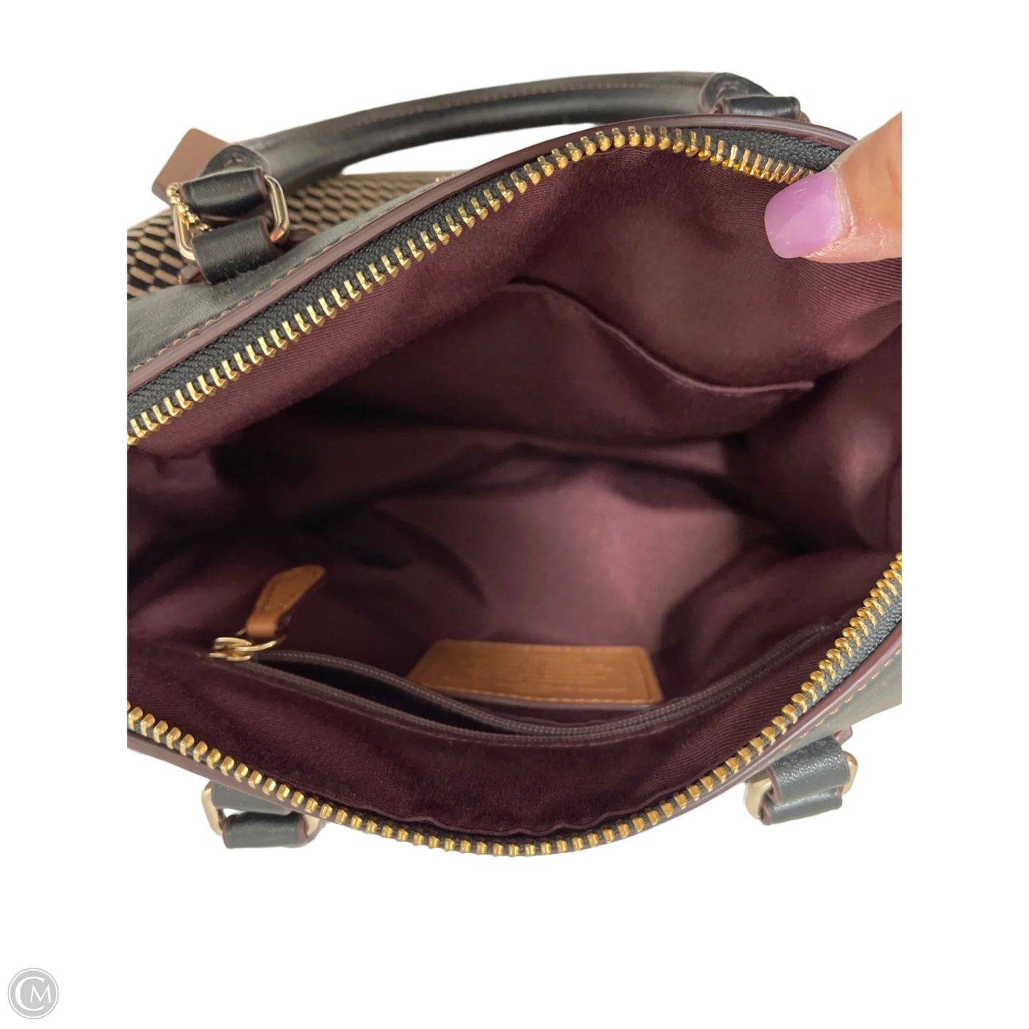 Handbag Designer By Coach, Size: Small