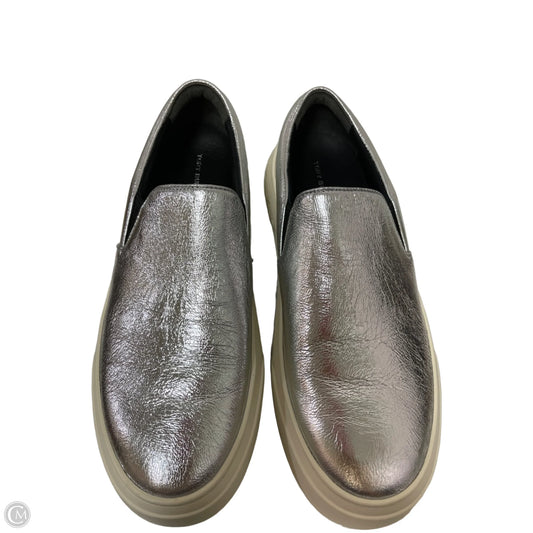 Shoes Designer By Tory Burch In Silver, Size: 9.5