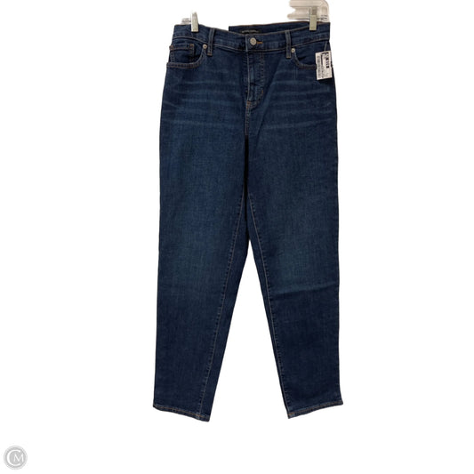 Jeans Straight By Banana Republic In Blue Denim, Size: 2