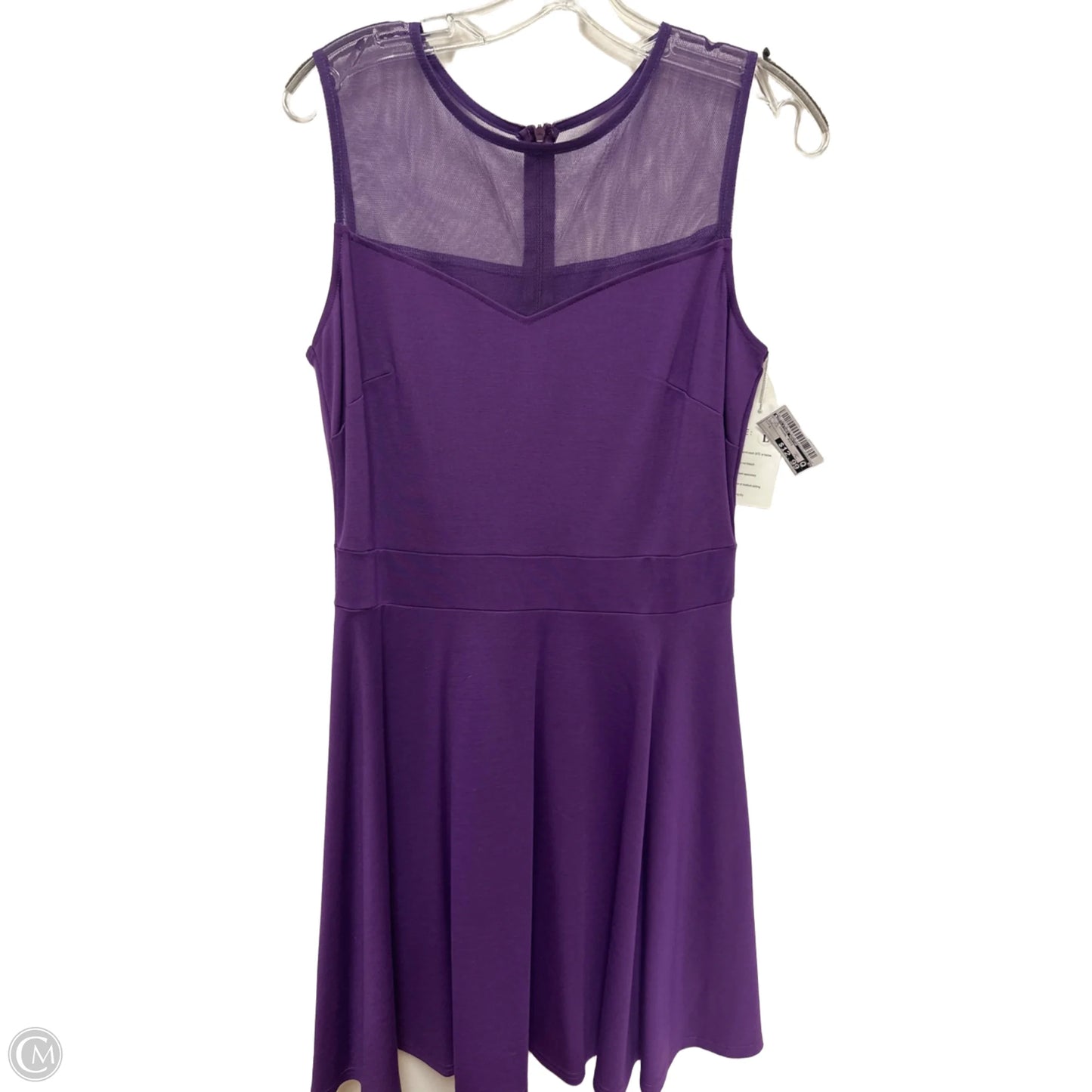 Dress Casual Midi By Clothes Mentor In Purple, Size: L