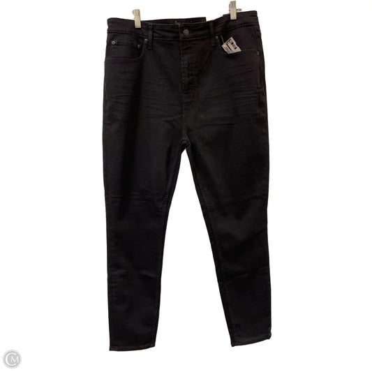Jeans Skinny By Free Assembly In Black, Size: 18