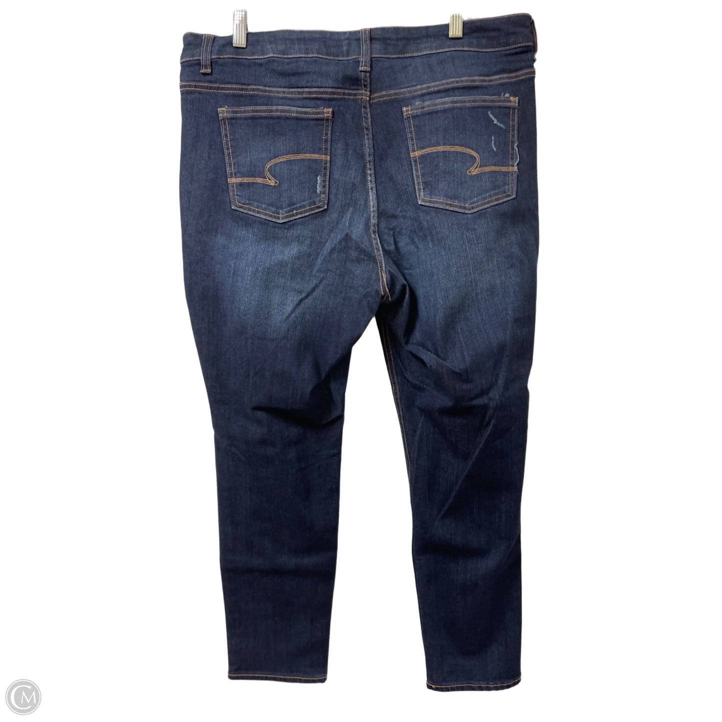 Jeans Skinny By Time And Tru In Blue Denim, Size: 18