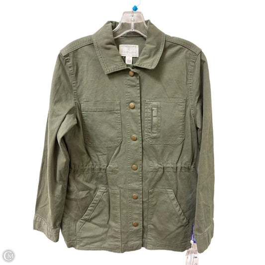 Jacket Other By Caslon In Green, Size: Xs