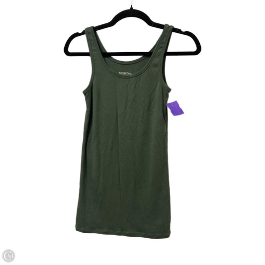 Top Sleeveless By Merona In Green, Size: M
