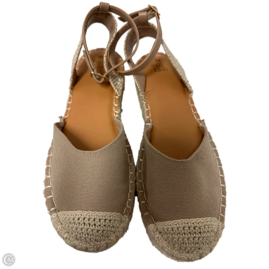 Shoes Flats By Time And Tru In Tan, Size: 9.5