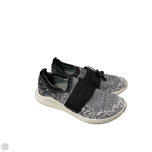 Shoes Athletic By Aetrex In Black & White, Size: 9.5