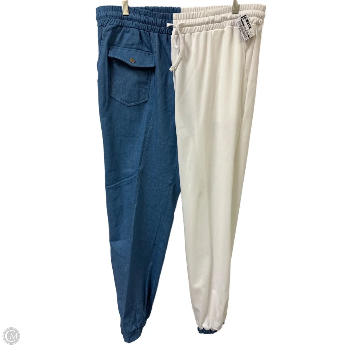 Pants Other By Clothes Mentor In Blue & White, Size: 18