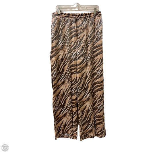 Pants Other By Clothes Mentor In Brown & Cream, Size: 14