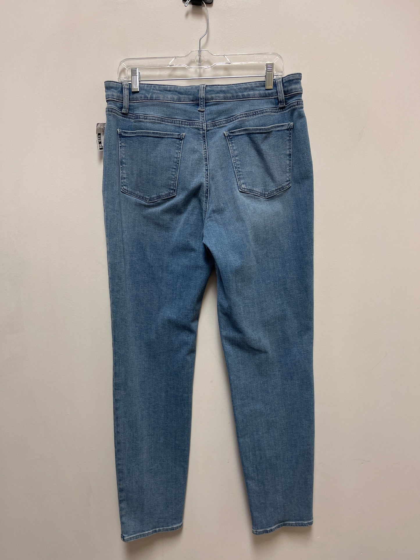 Jeans Straight By Talbots In Blue Denim, Size: 12