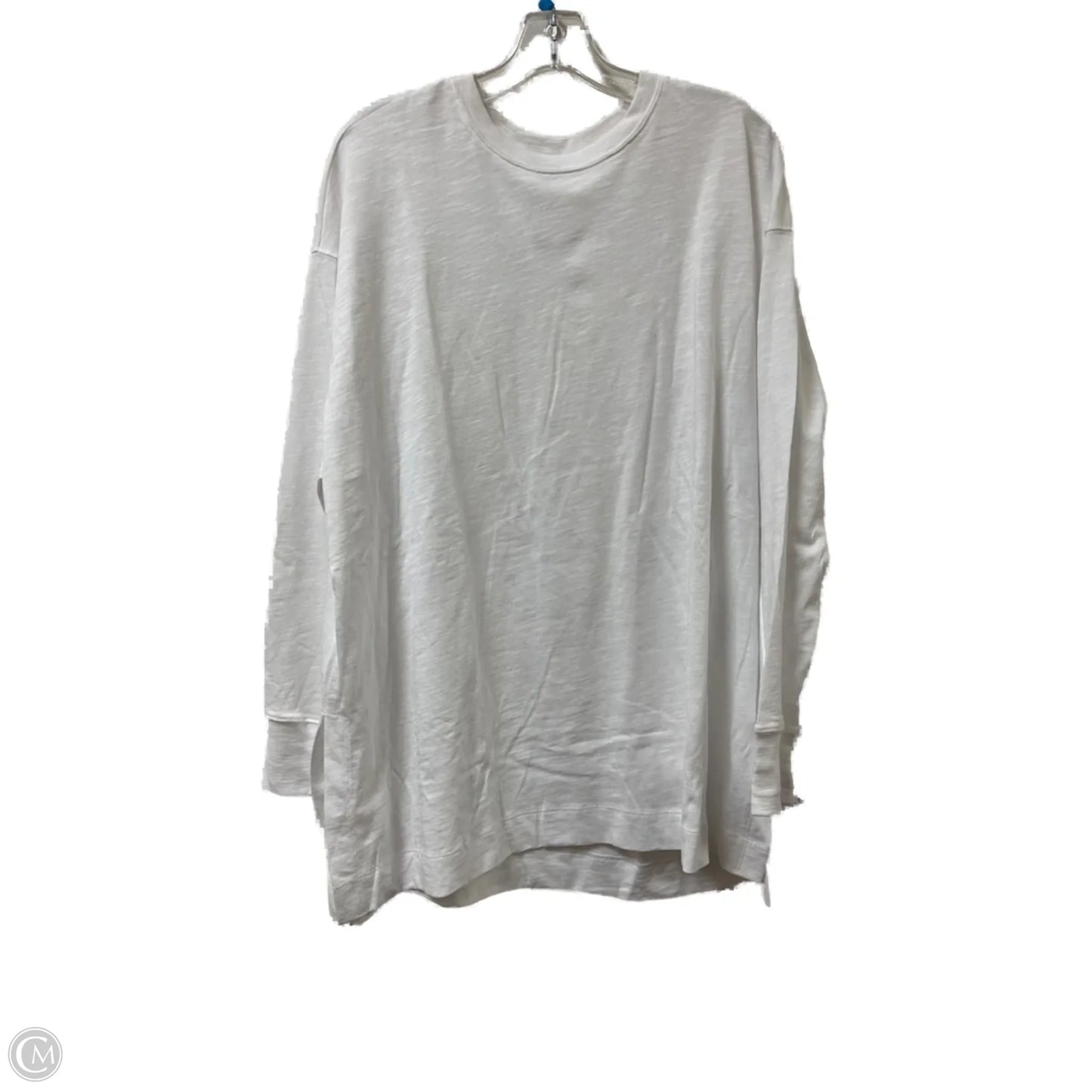 Top Long Sleeve By Old Navy In White, Size: L