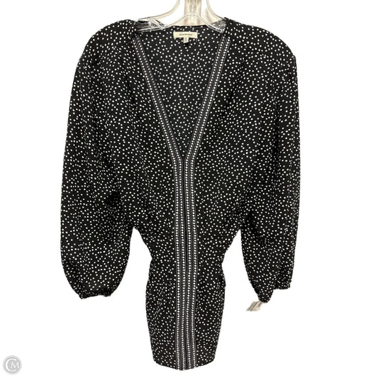 Top Long Sleeve By Max Studio In Polkadot Pattern, Size: Xl