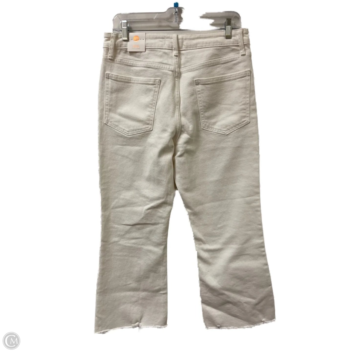 Jeans Straight By Clothes Mentor In White, Size: 12
