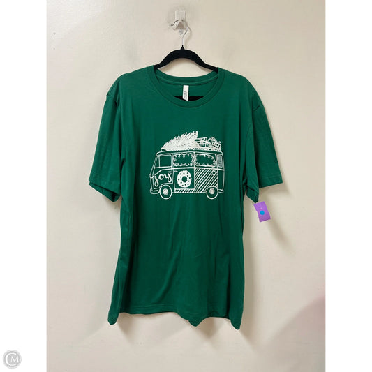 Top Short Sleeve By Clothes Mentor In Green, Size: Xl