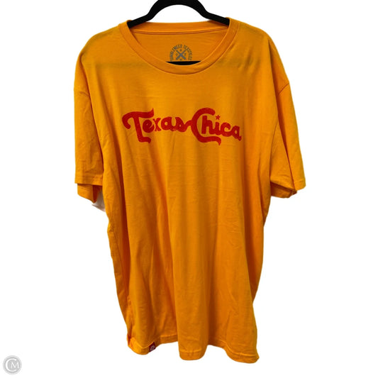 Top Short Sleeve By Clothes Mentor In Orange, Size: Xl