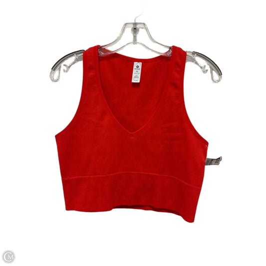 Athletic Bra By 90 Degrees By Reflex In Red, Size: Xl
