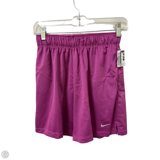 Athletic Shorts By Nike In Purple, Size: Xs