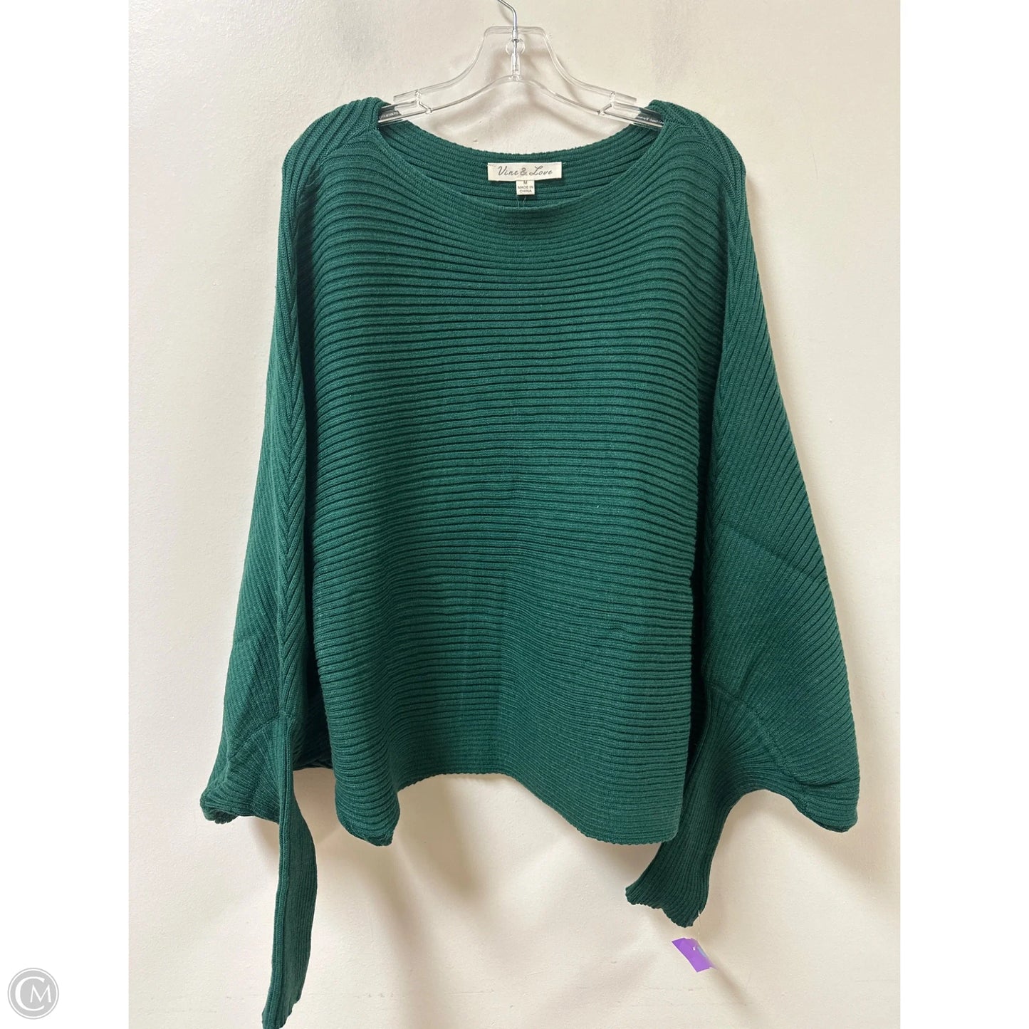 Sweater By Clothes Mentor In Green, Size: M