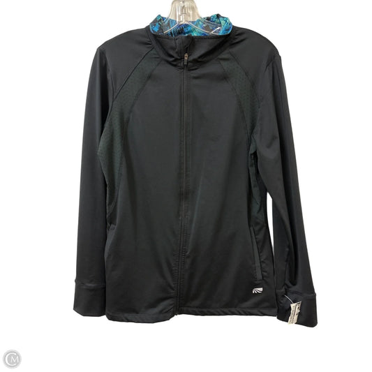 Athletic Jacket By Marika Tek In Black, Size: L