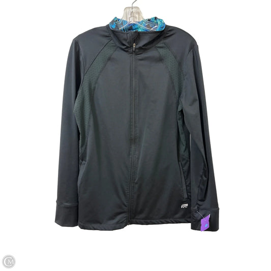 Athletic Jacket By Marika Tek In Black, Size: L