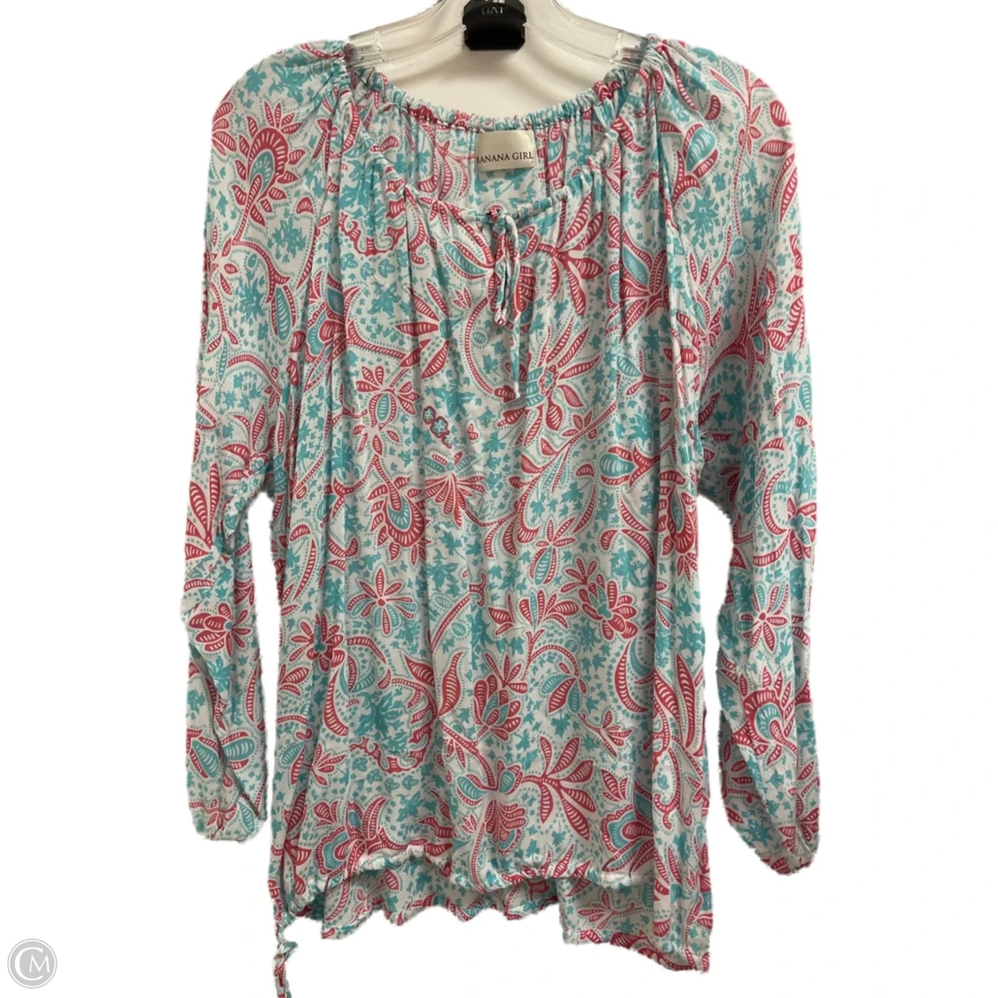 Top Long Sleeve By Clothes Mentor In Multi-colored, Size: M