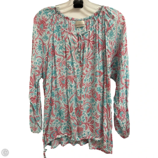 Top Long Sleeve By Clothes Mentor In Multi-colored, Size: M