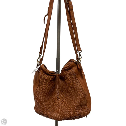 Handbag Leather By Clothes Mentor, Size: Medium
