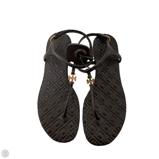 Sandals Designer By Tory Burch In Black, Size: 6